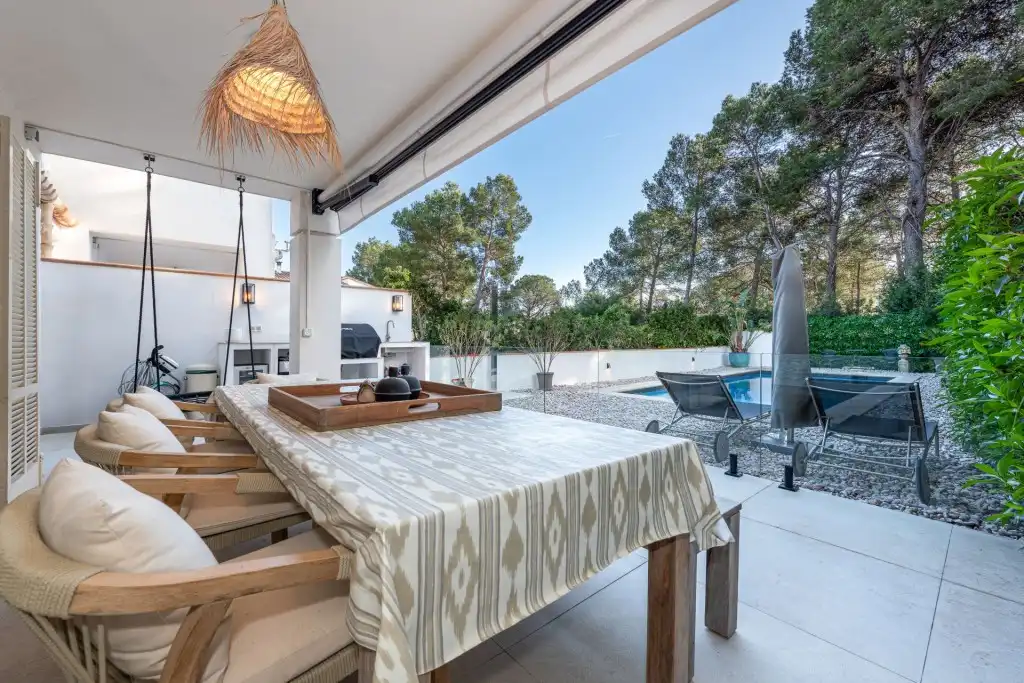 Terrace of Detached homes for sale in Pollença  with Air Conditioner, Heating and Private garden