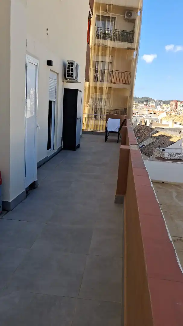 Terrassa de Apartament de lloguer en Fuengirola amb Terrassa i Moblat