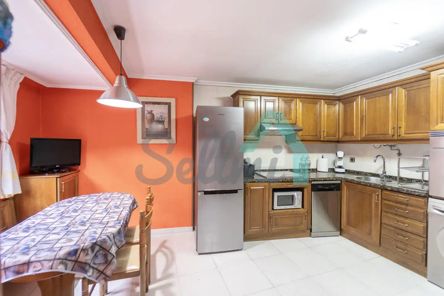 Cocina de Piso de alquiler en Mieres (Asturias) con Calefacción y Amueblado