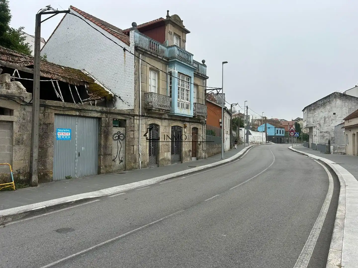 Vista exterior de Casa o xalet en venda en Pontevedra Capital  amb Jardí privat