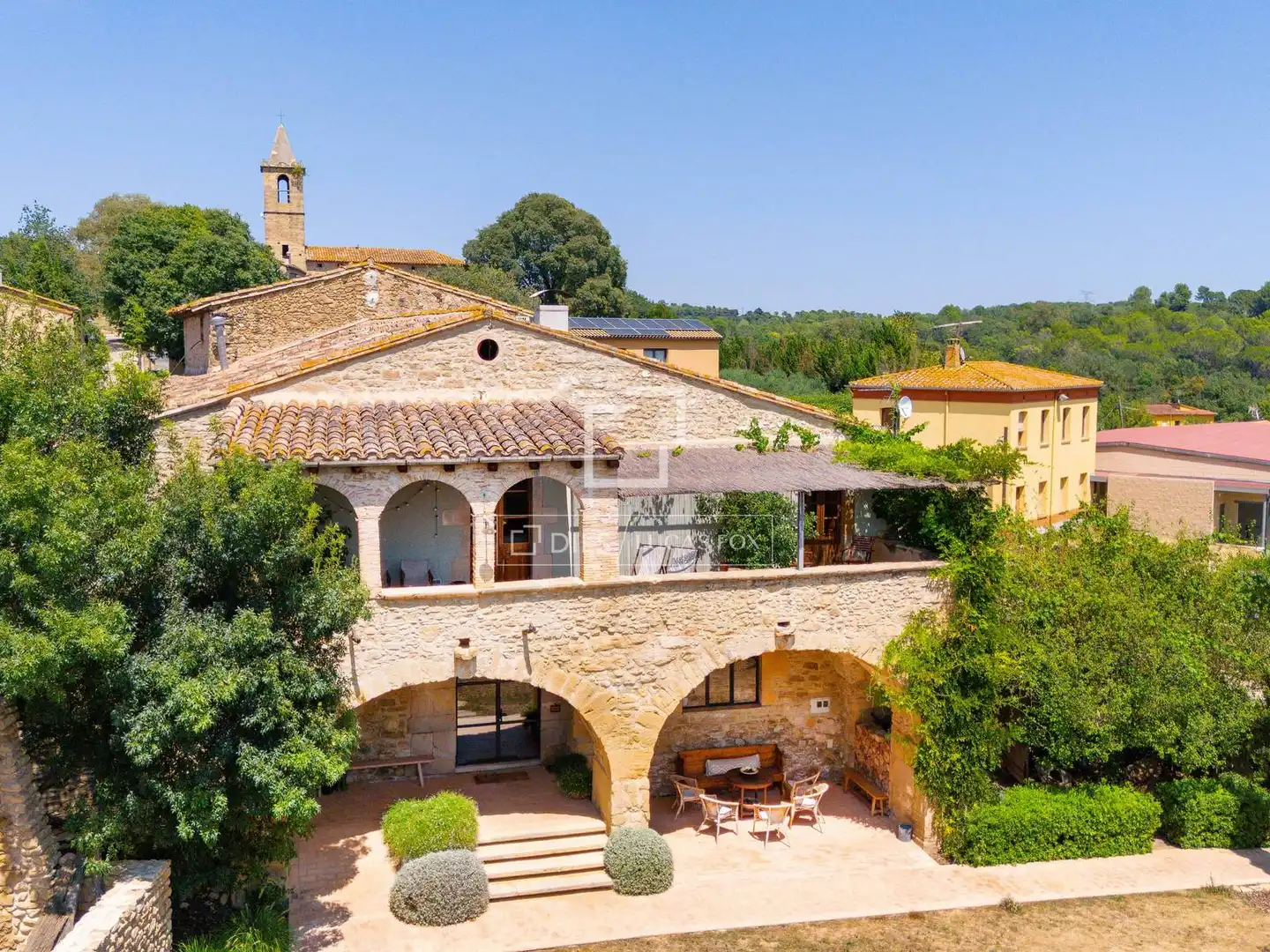 Vista exterior de Finca rústica en venda en Vilademuls amb Calefacció, Jardí privat i Terrassa