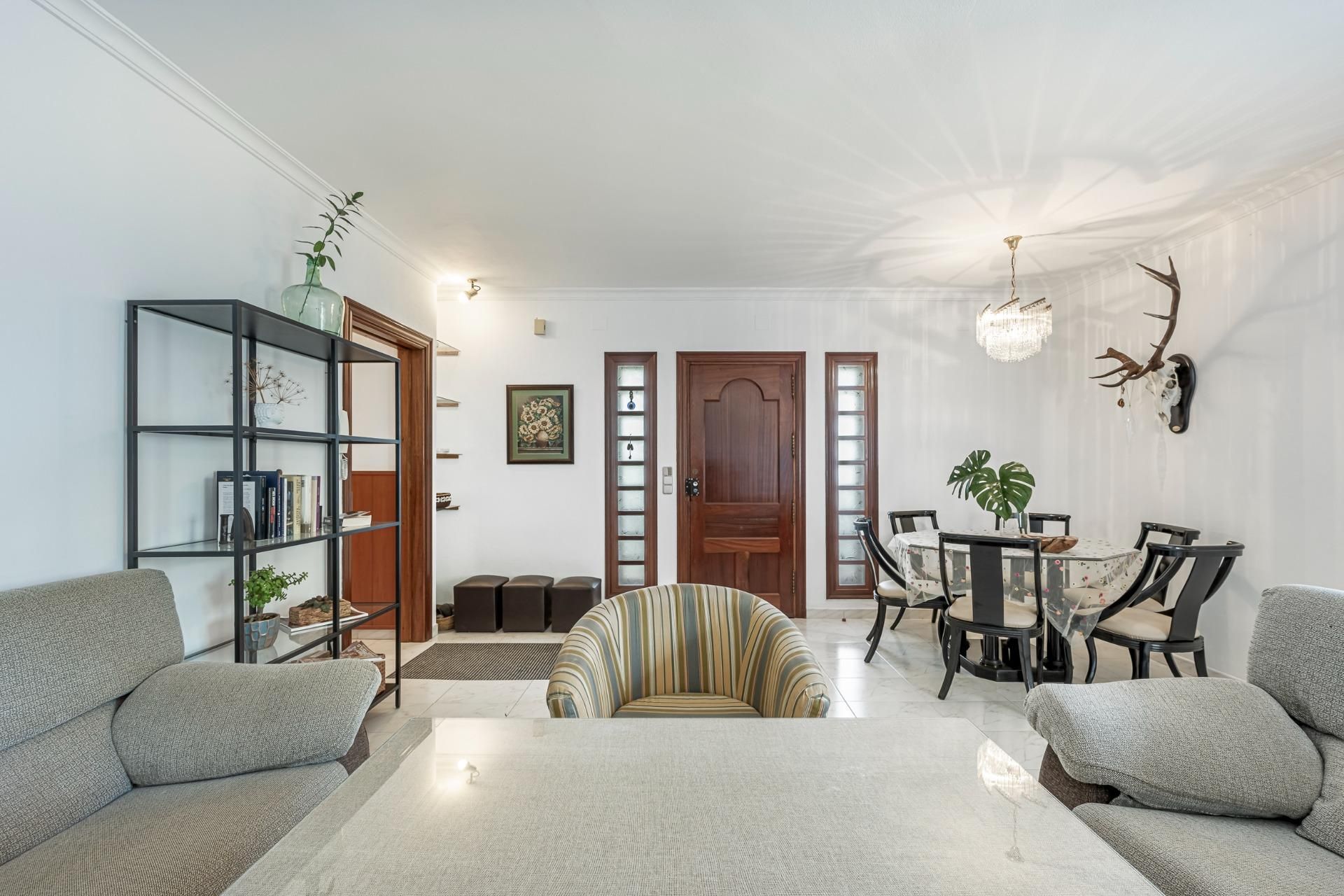 Sala de estar de Apartamento en venta en Mijas con Jardín privado y Terraza