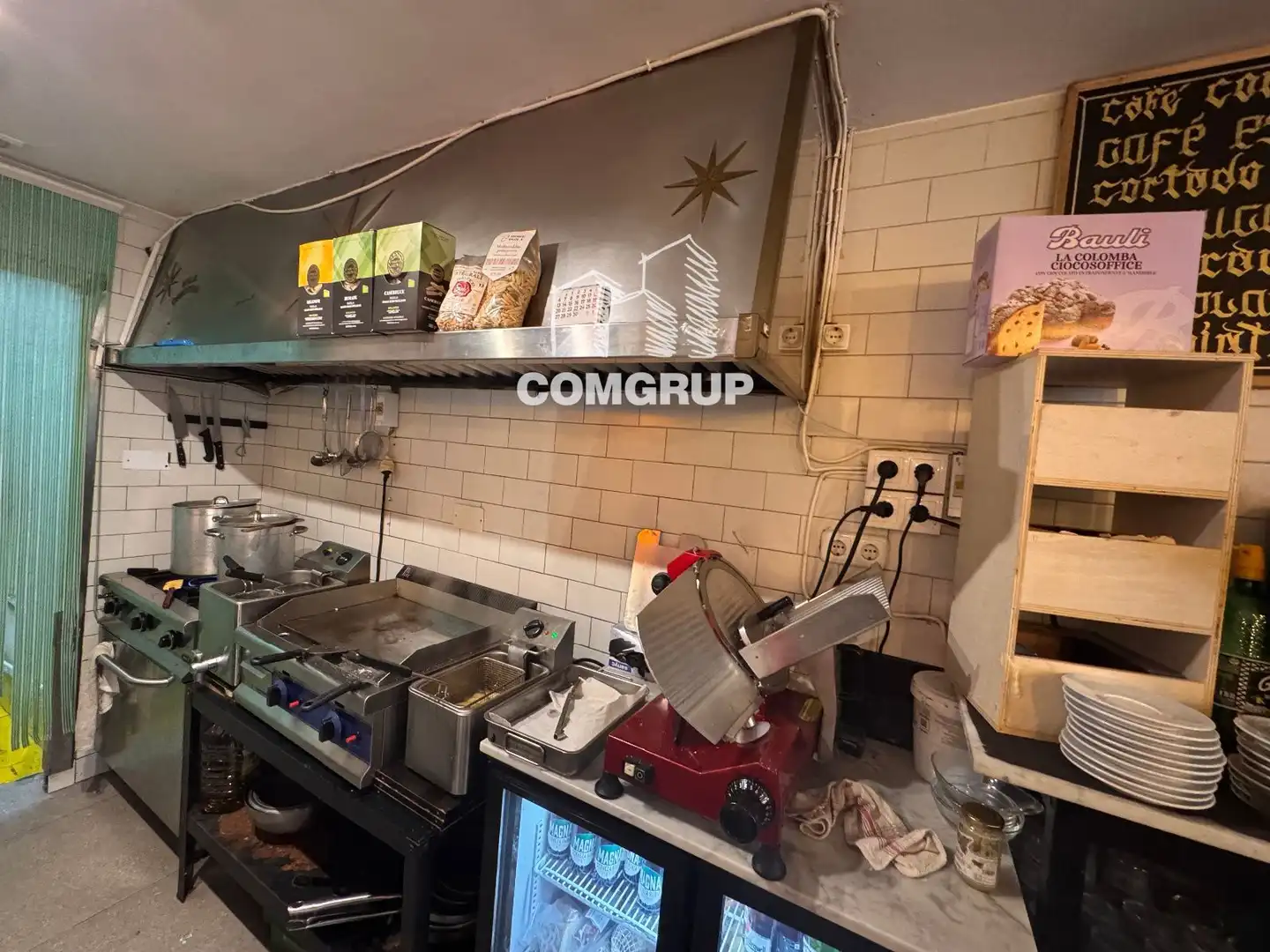 Cocina de Local en traspaso en Barcelona con Aire acondicionado