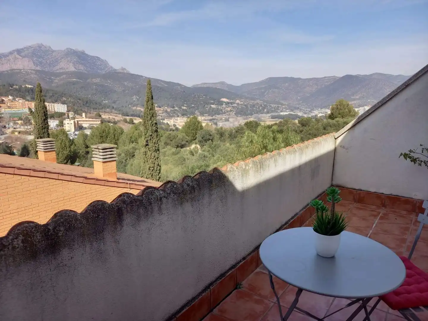 Terrasse von Einfamilien-Reihenhaus zum Verkauf in Esparreguera