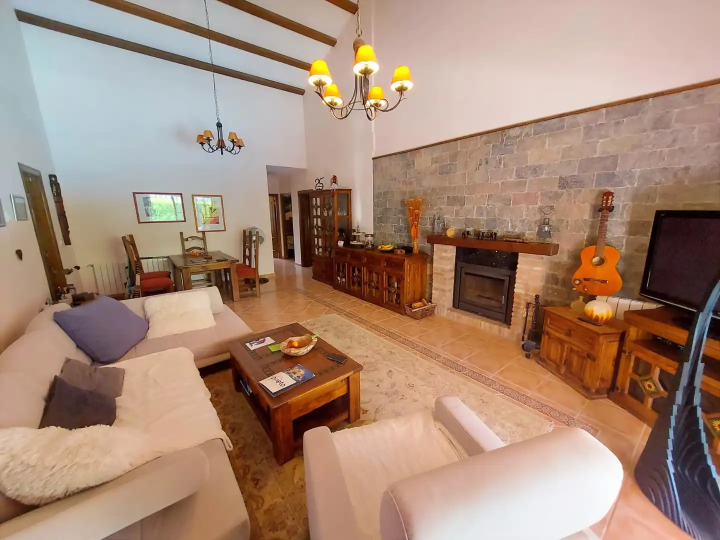 Sala de estar de Casa o chalet en venta en Calasparra con Jardín privado y Piscina