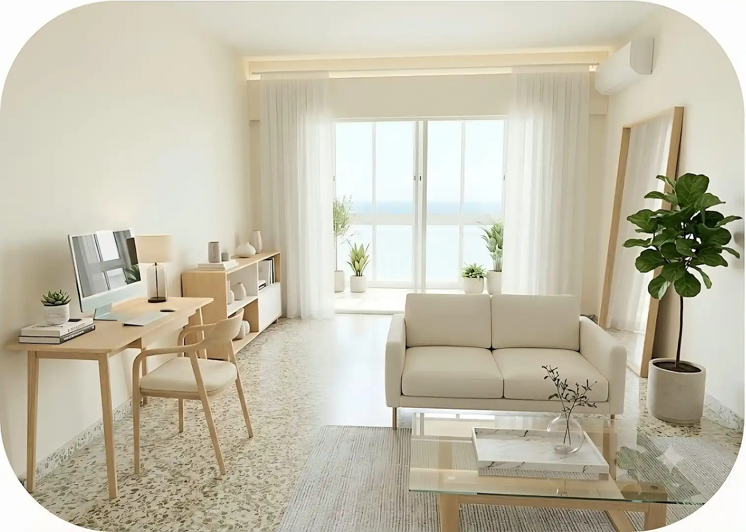 Sala de estar de Estudio en venta en Torremolinos con Terraza