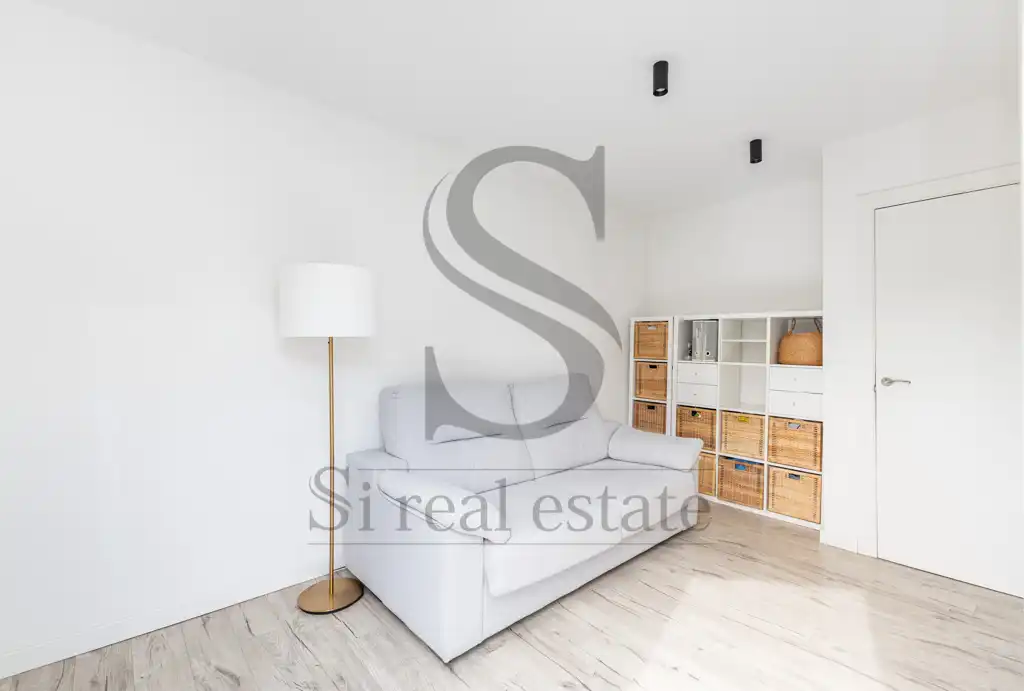 Sala de estar de Piso en venta en  Barcelona Capital con Aire acondicionado, Parquet y Horno