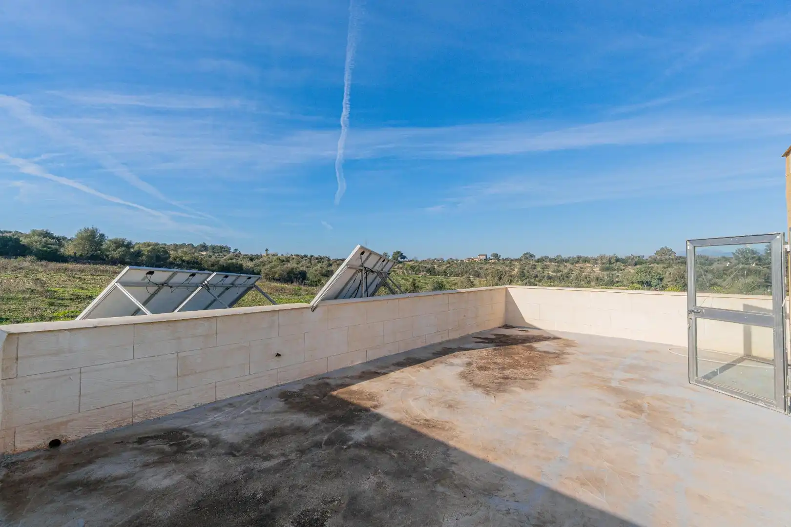 Terrasse von Country house zum Verkauf in Sineu mit Klimaanlage, Heizung und Privatgarten