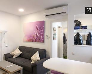 Living room of Flat to rent in  Madrid Capital  with Air Conditioner, Heating and Internet