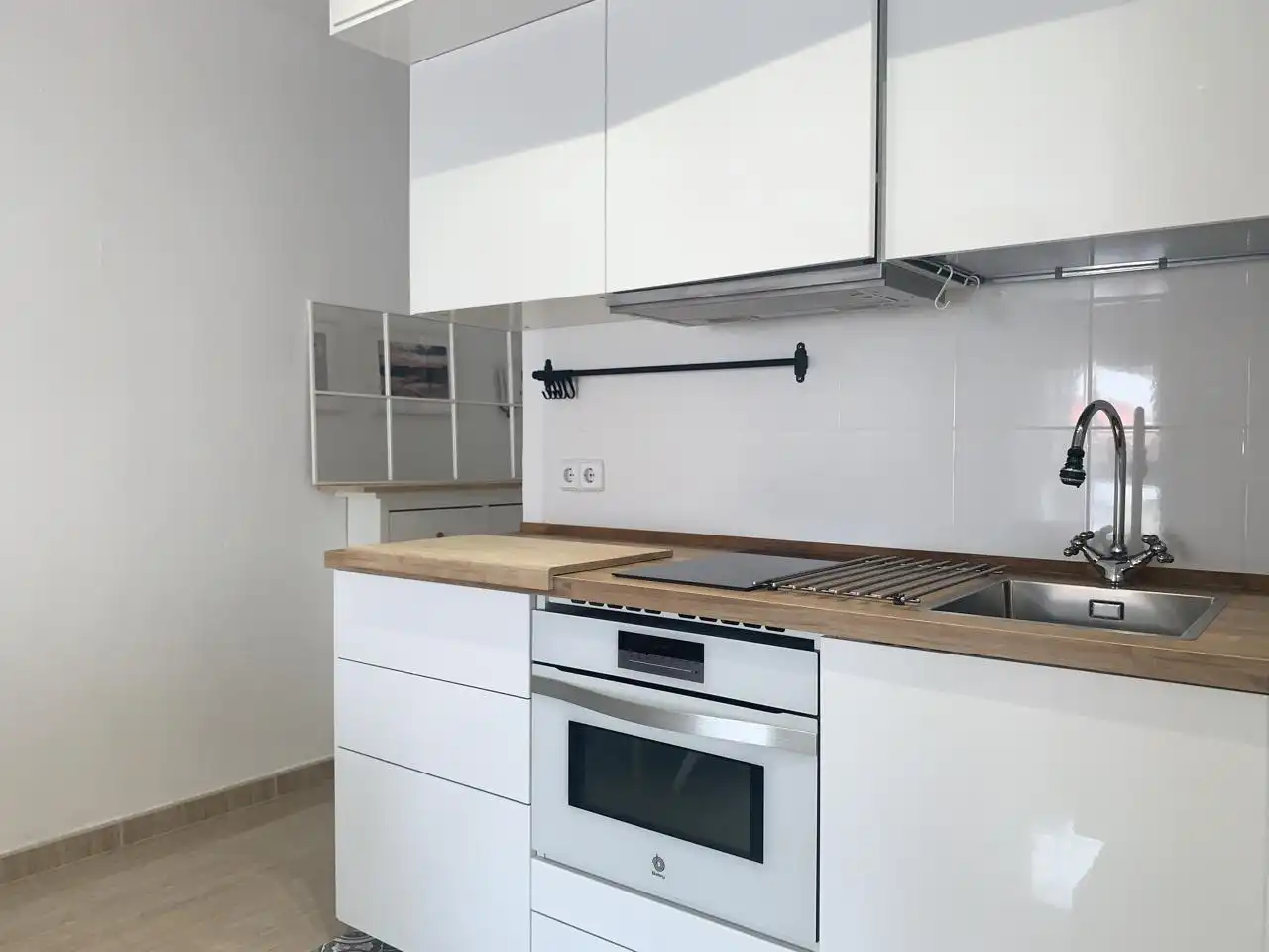Kitchen of Flat for rent in Madrid  with Air Conditioner, Heating and Furnished