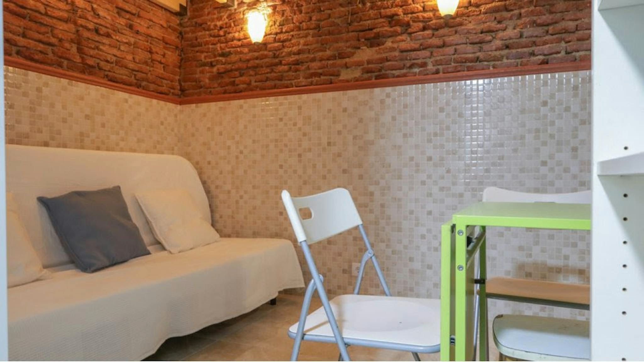 Bedroom of Flat to rent in  Madrid Capital  with Air Conditioner, Furnished and Washing machine