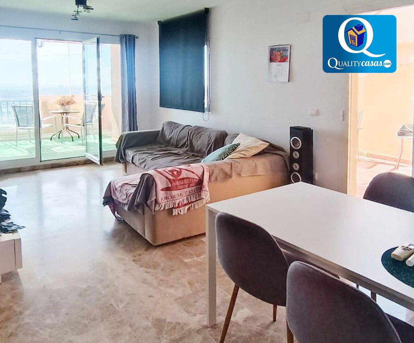 Living room of Apartment for sale in Mutxamel  with Air Conditioner, Terrace and Community pool
