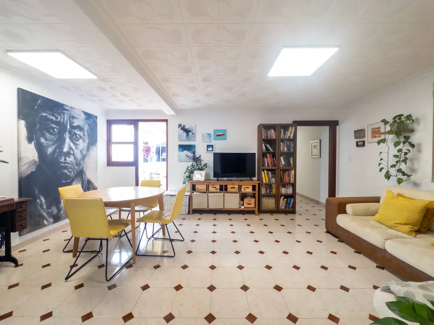 Living room of Houses for sale in San Cristóbal de la Laguna  with Terrace, Storage room and Furnished