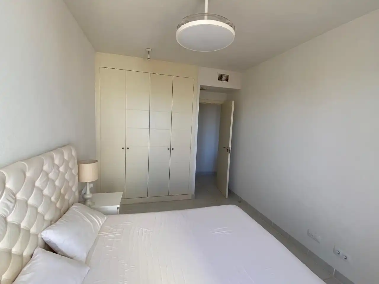 Bedroom of Flat for rent in Vera  with Air Conditioner, Terrace and Furnished