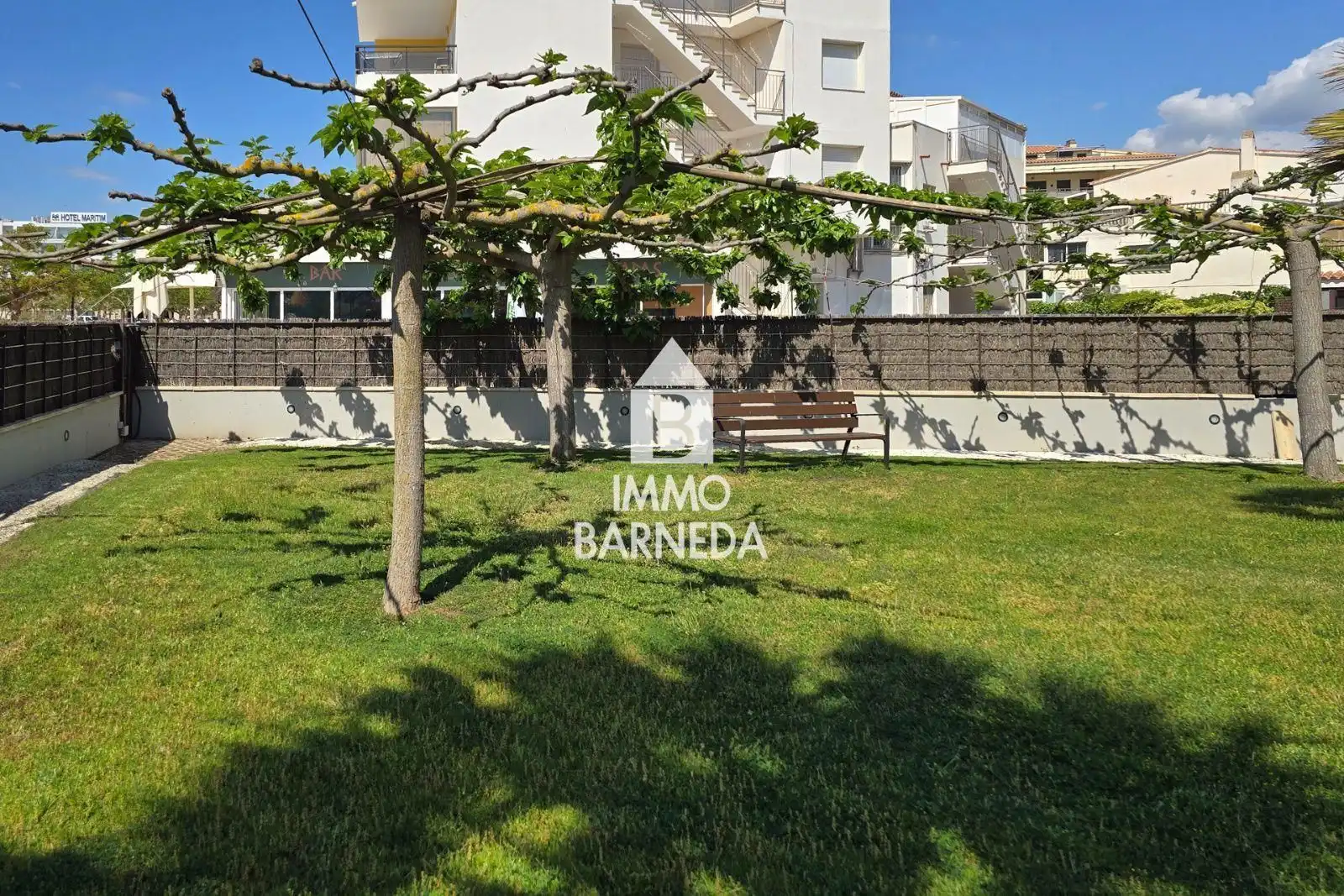 Garden of Flat for sale in Roses  with Air Conditioner, Heating and Terrace