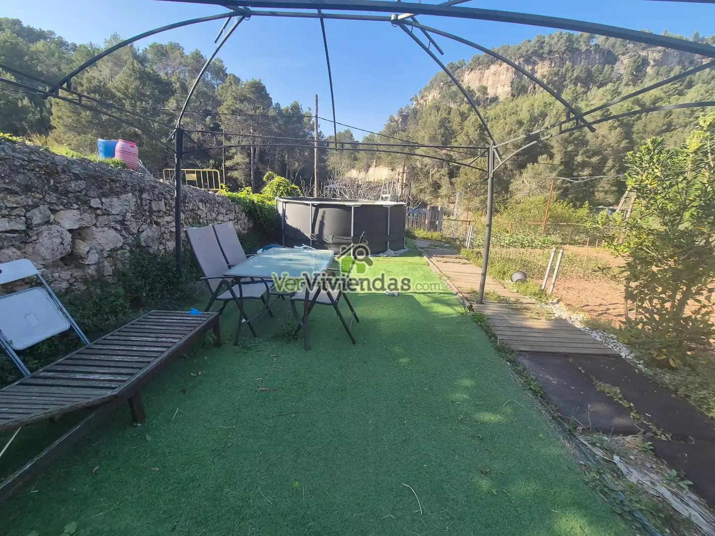 Jardín de Casa o chalet en venta en Vallirana con Aire acondicionado, Calefacción y Jardín privado