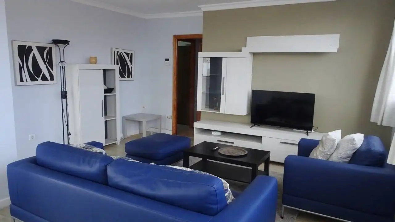 Sala d'estar de Àtic de lloguer en Las Palmas de Gran Canaria