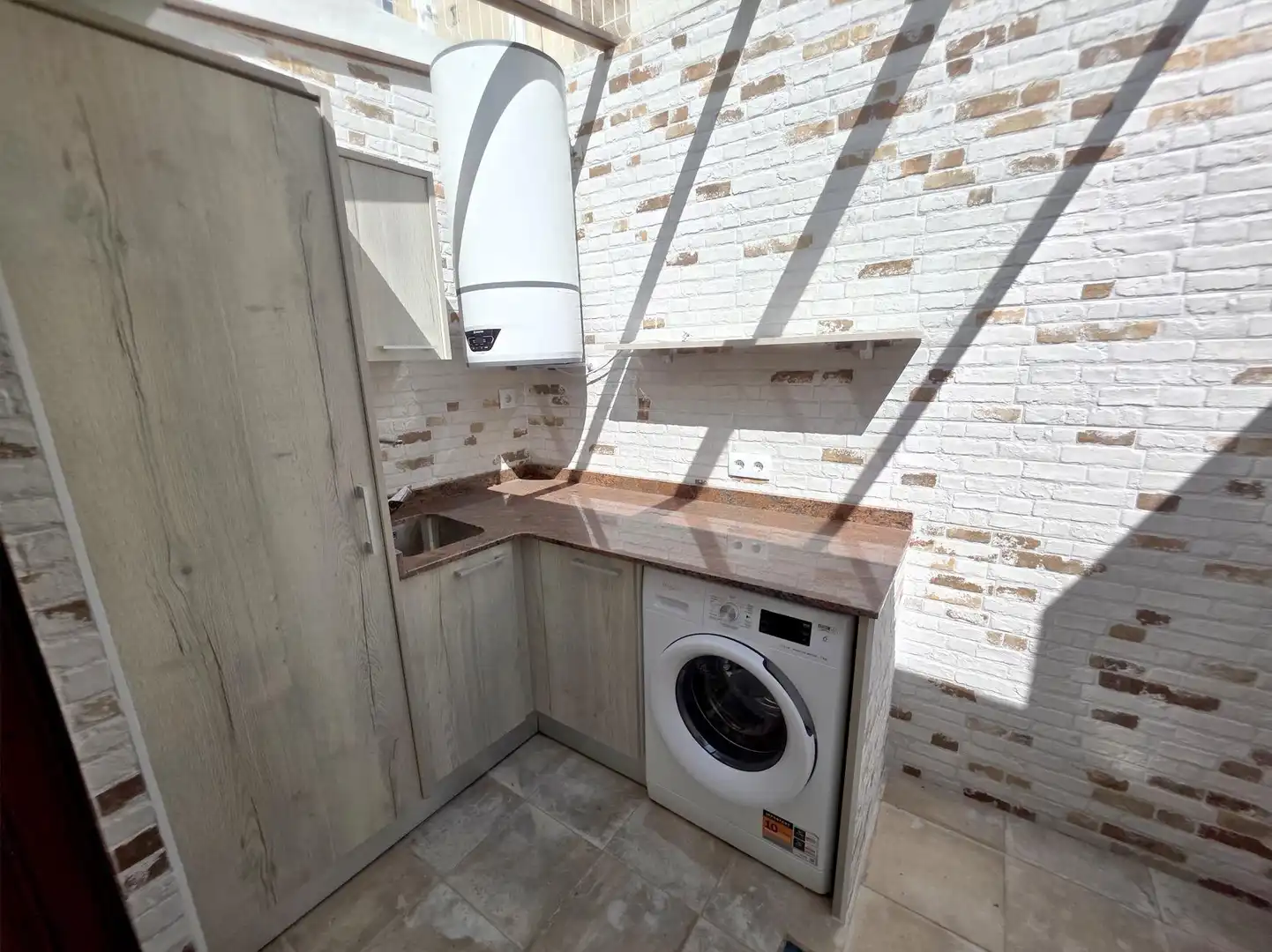 Küche von Haus oder Chalet zum Verkauf in Castellón de la Plana / Castelló de la Plana mit Klimaanlage, Heizung und Parkett
