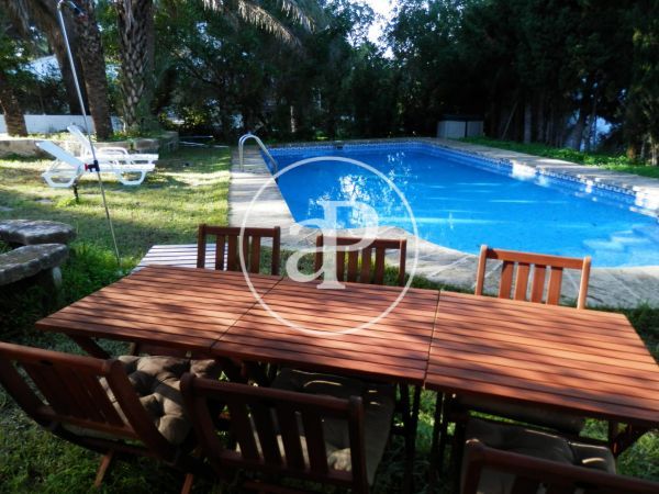Swimming pool of House or chalet to rent in Jávea / Xàbia  with Air Conditioner, Heating and Private garden