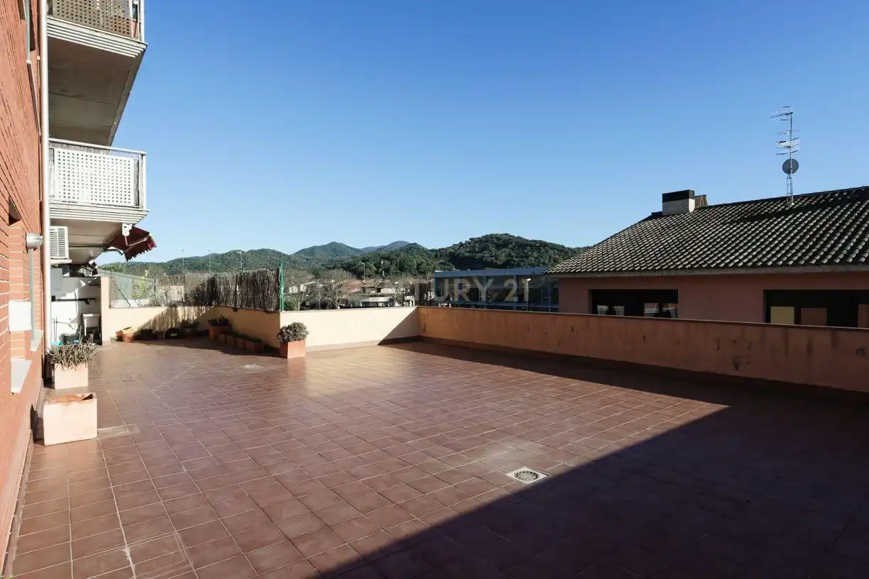Terrace of Flat for sale in Sant Celoni  with Air Conditioner and Storage room