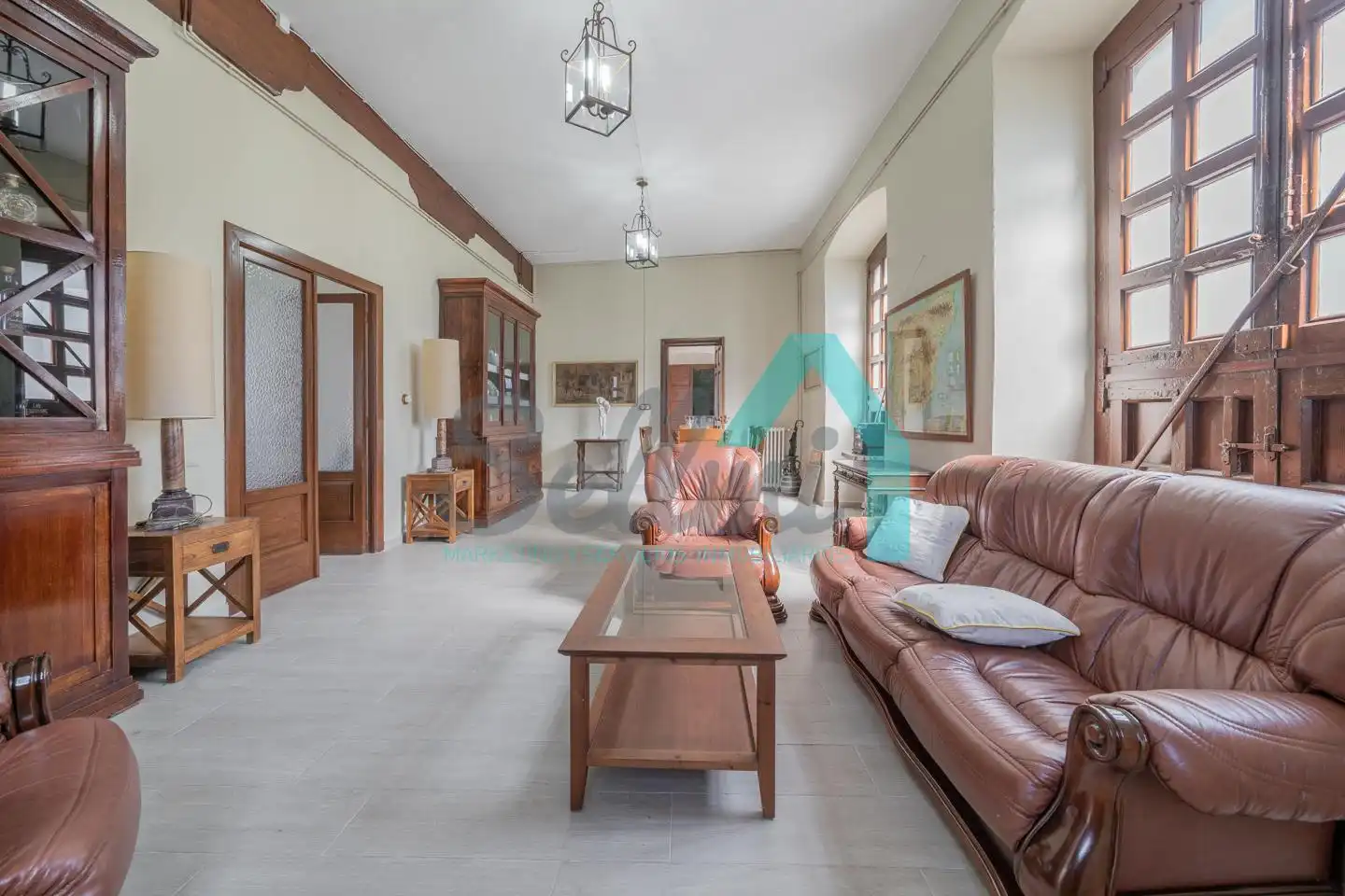 Living room of Houses for sale in Pravia  with Heating, Private garden and Parquet flooring