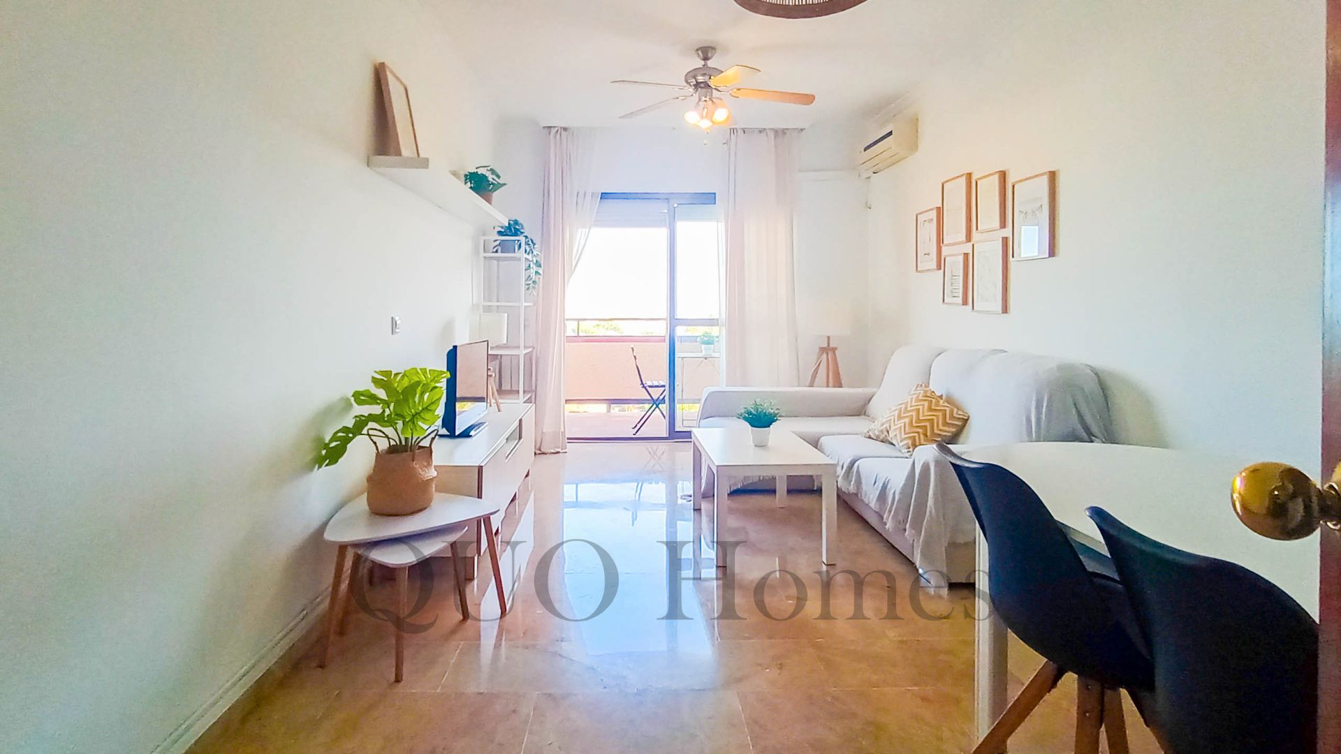 Sala de estar de Piso en venta en Jerez de la Frontera con Aire acondicionado y Balcón