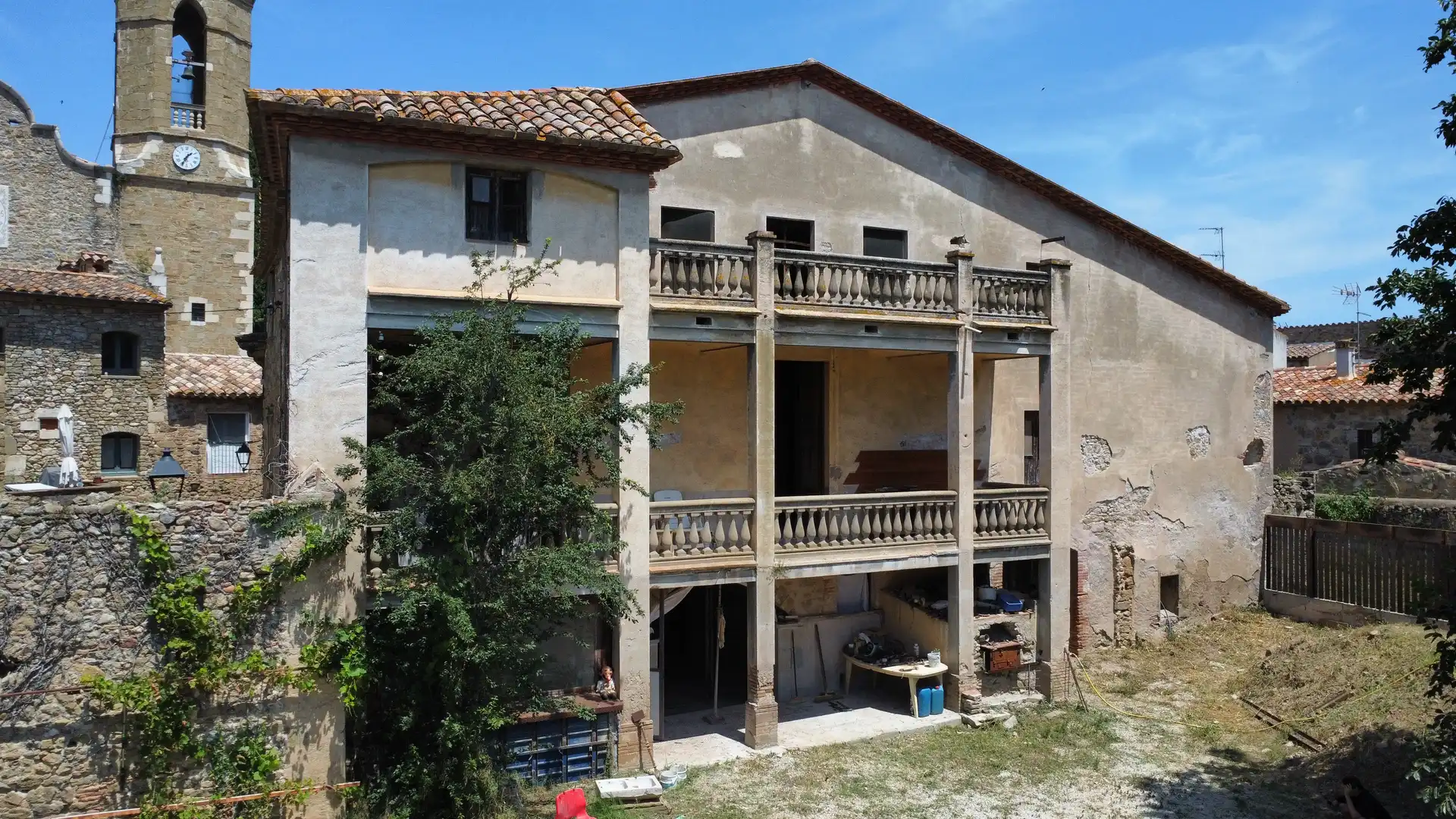 Exterior view of Country homes for sale in Flaçà  with Private garden, Terrace and Alarm