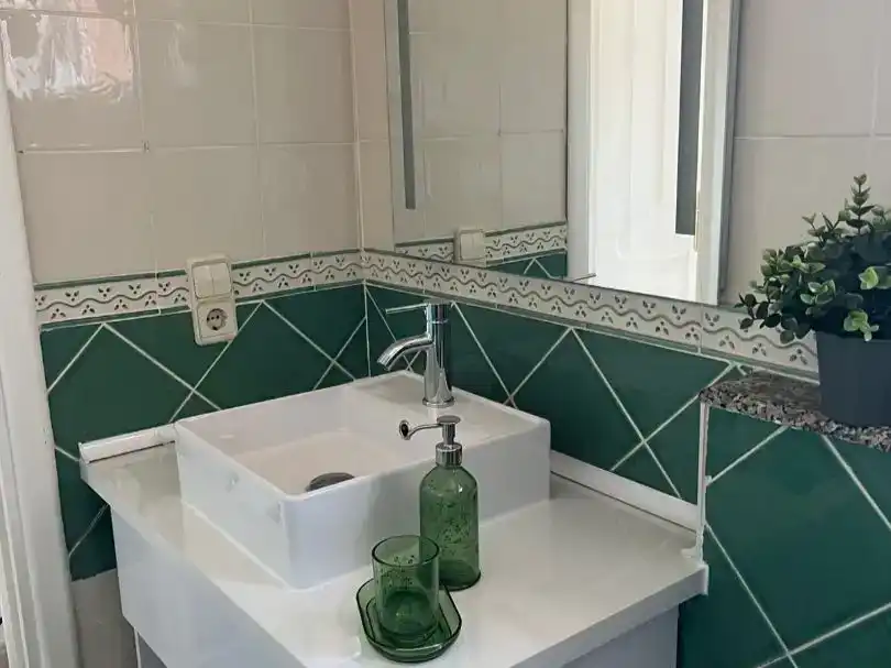 Badezimmer von Maisonette zur Miete in San Bartolomé de Tirajana mit Klimaanlage, Schwimmbad und Möbliert