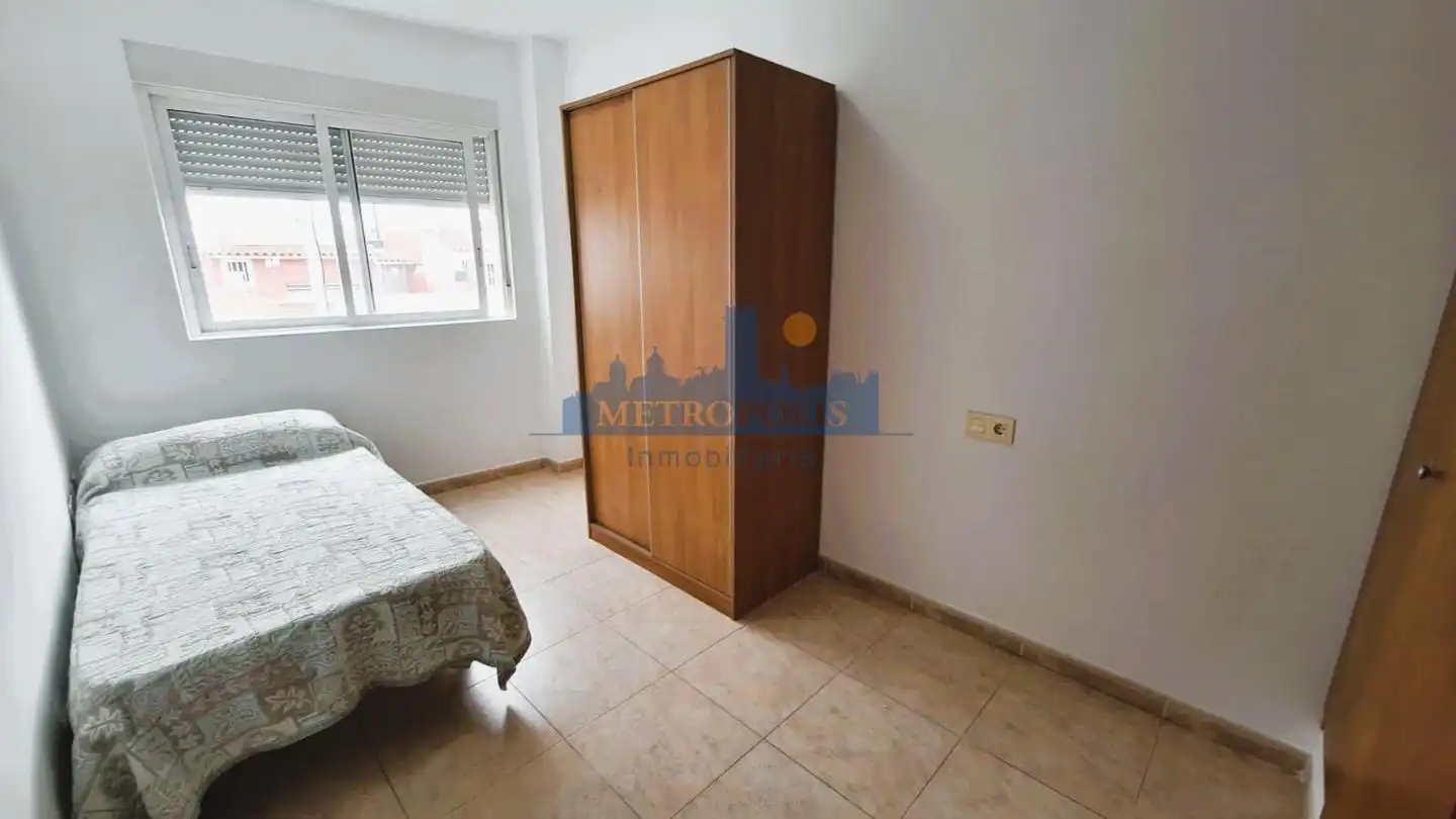 Bedroom of Flat for rent in Burriana / Borriana  with Furnished