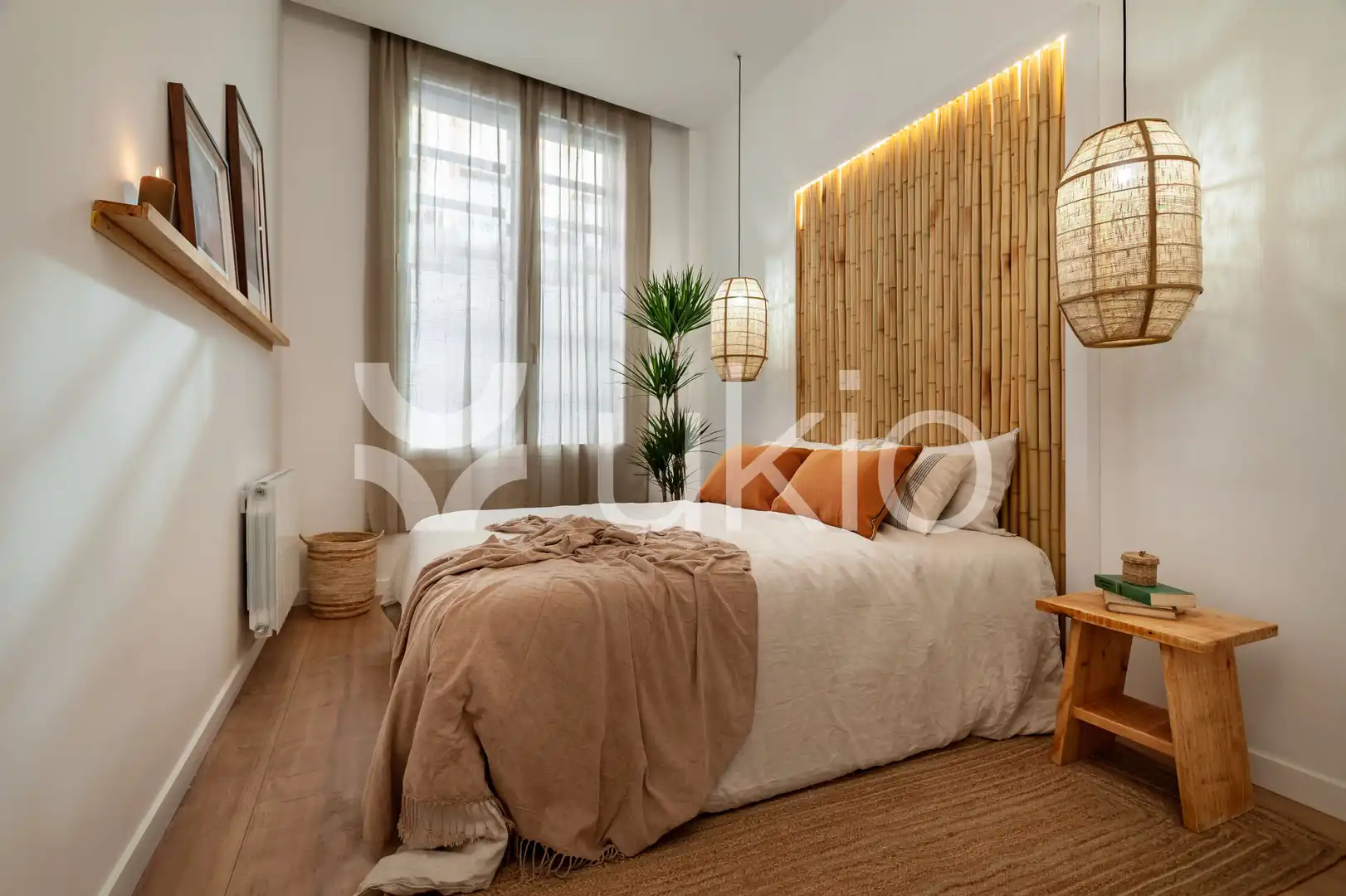 Bedroom of Apartments for rent in Barcelona  with Air Conditioner, Heating and Terrace