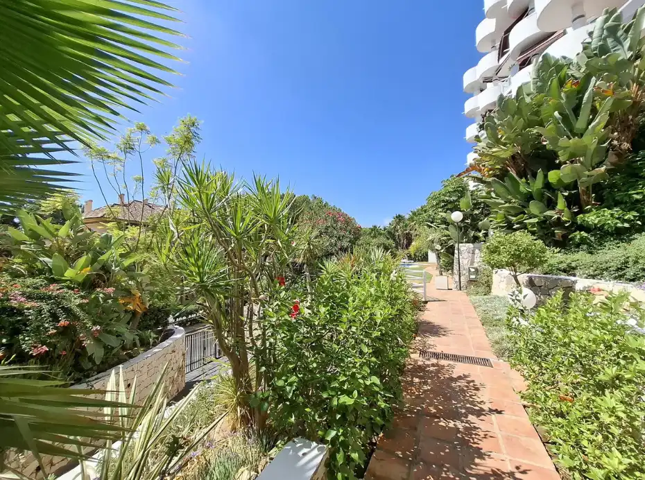 Garden of Flat for sale in Marbella  with Air Conditioner, Private garden and Terrace