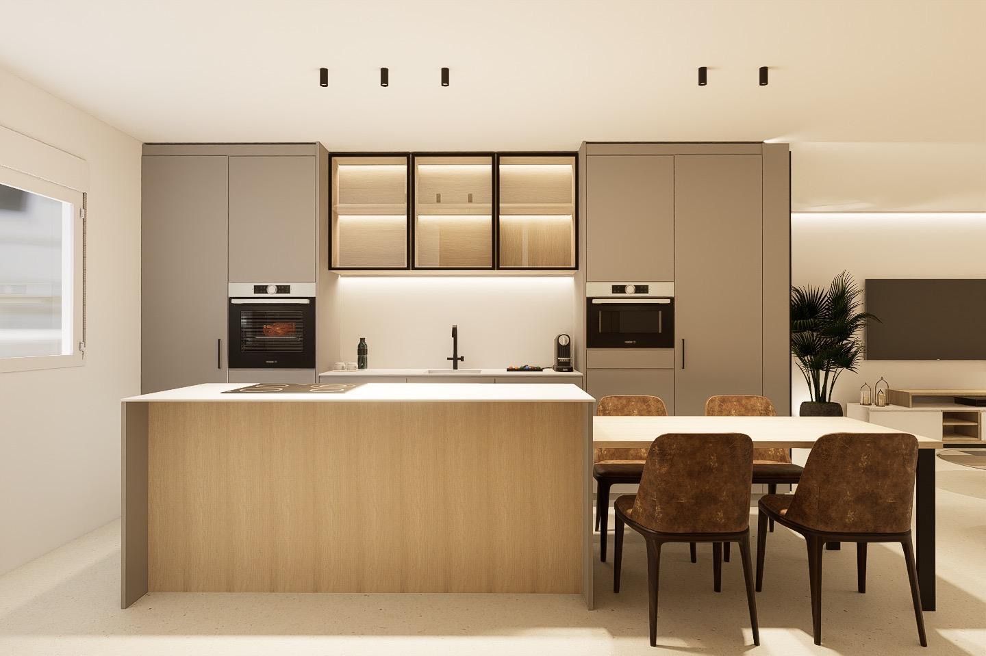 Kitchen of Flat for sale in Oviedo   with Heating