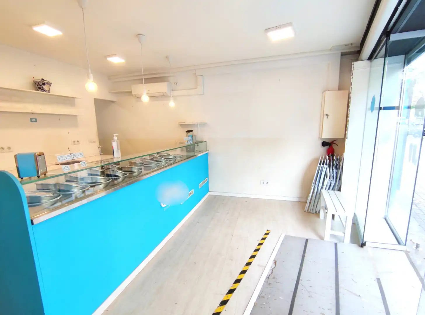 Cocina de Local en traspaso en Barcelona con Aire acondicionado y Amueblado
