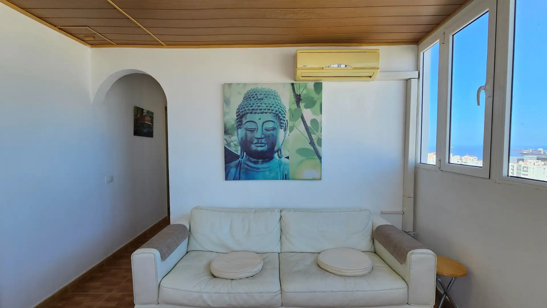 Sala de estar de Ático en venta en Las Palmas de Gran Canaria con Aire acondicionado y Amueblado