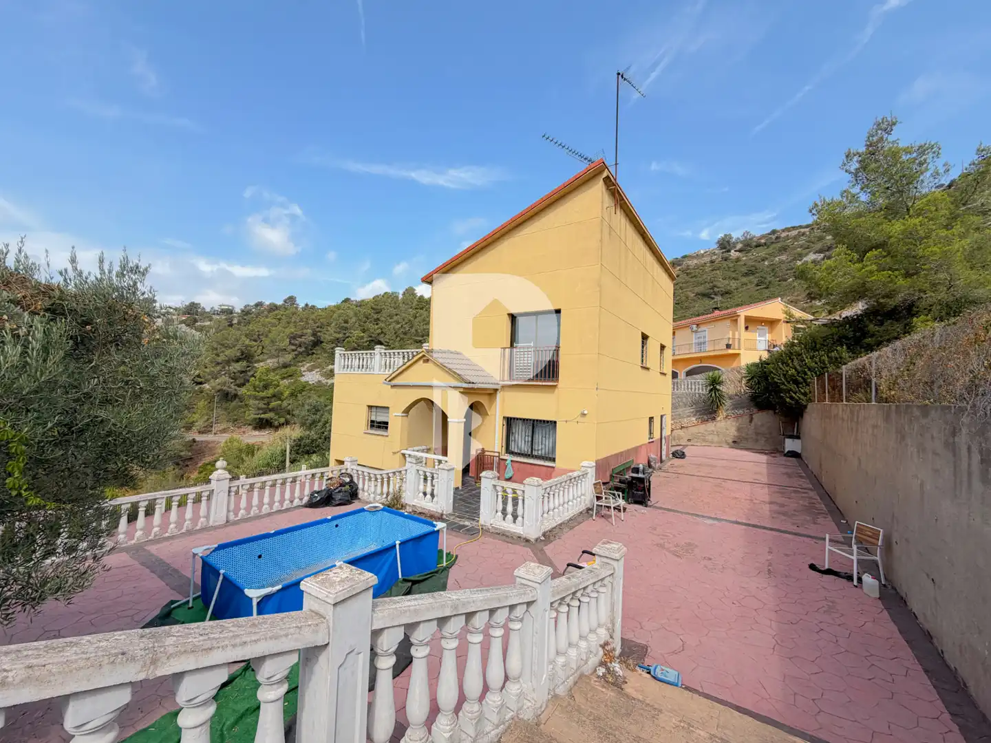 Exterior view of Houses for sale in Vallirana  with Air Conditioner, Private garden and Terrace