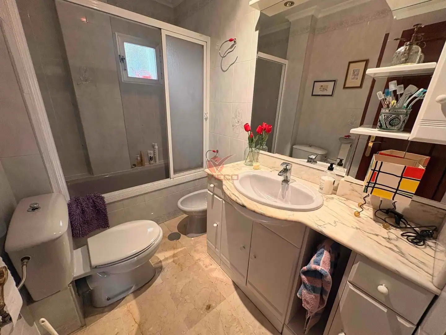 Bathroom of Flat for sale in Cuenca  with Heating, Terrace and Storage room