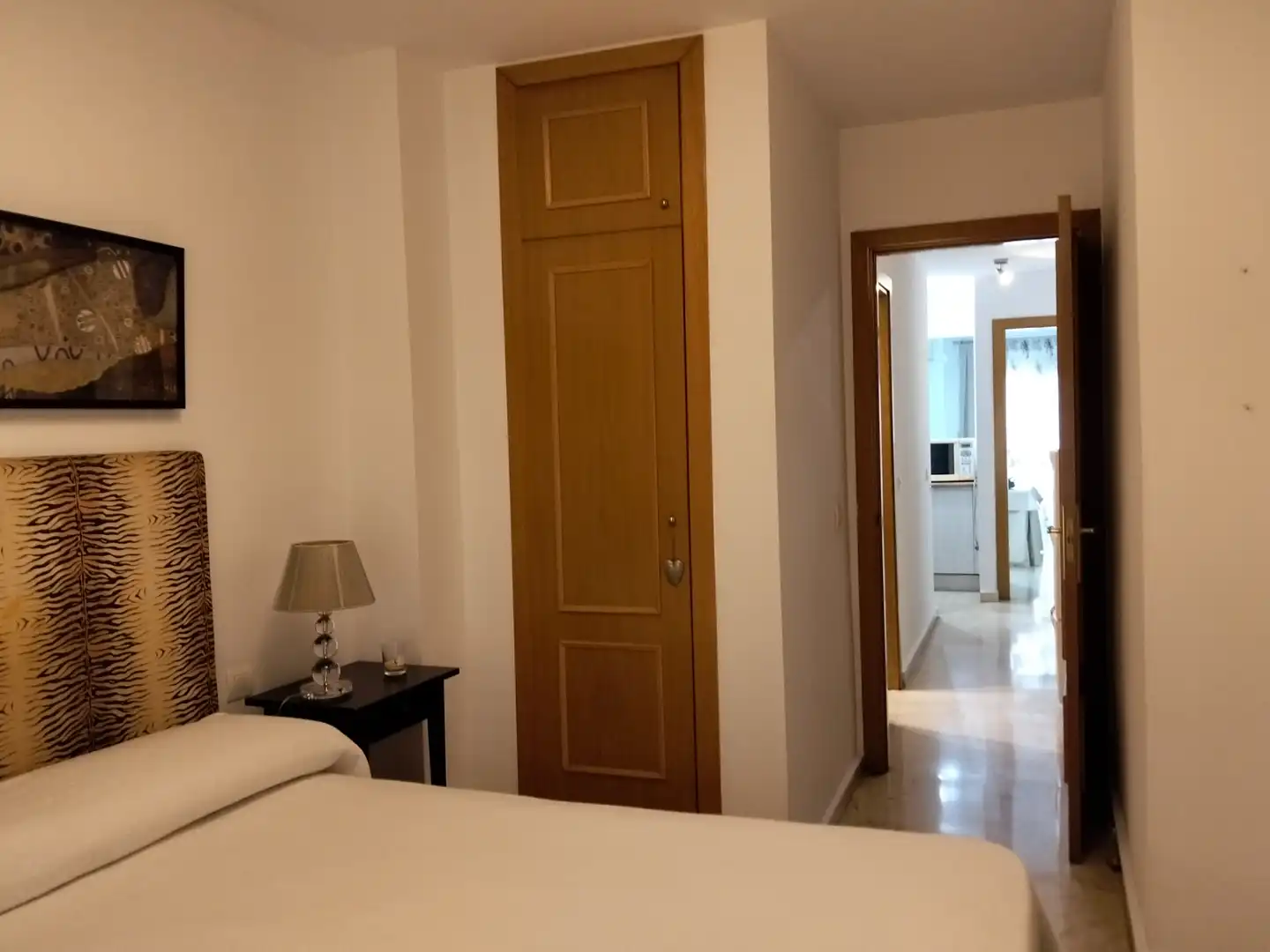 Dormitori de Apartament de lloguer en Málaga amb Moblat