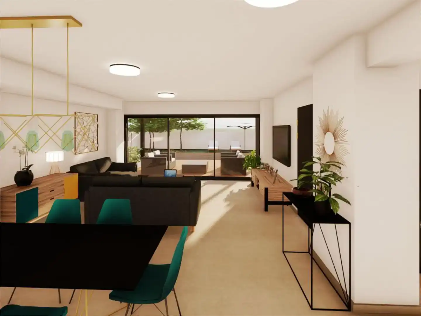 Sala de estar de Casa o chalet en venta en El Campello con Aire acondicionado, Piscina y Balcón