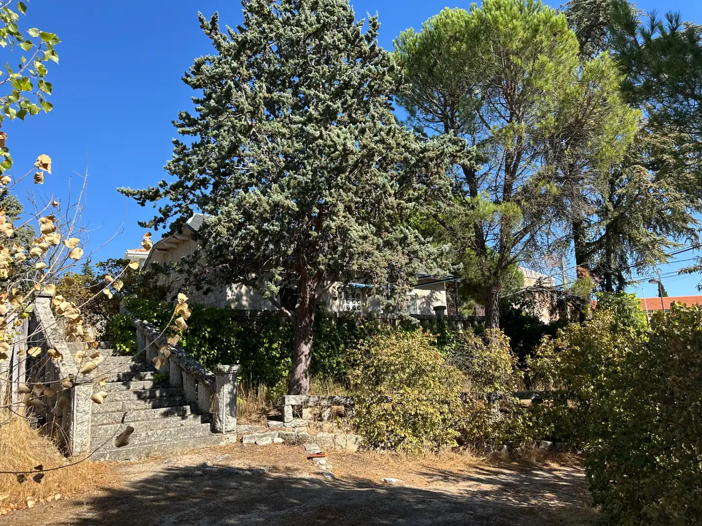 Vista exterior de Casa o xalet en venda en Hoyo de Manzanares amb Jardí privat i Balcó