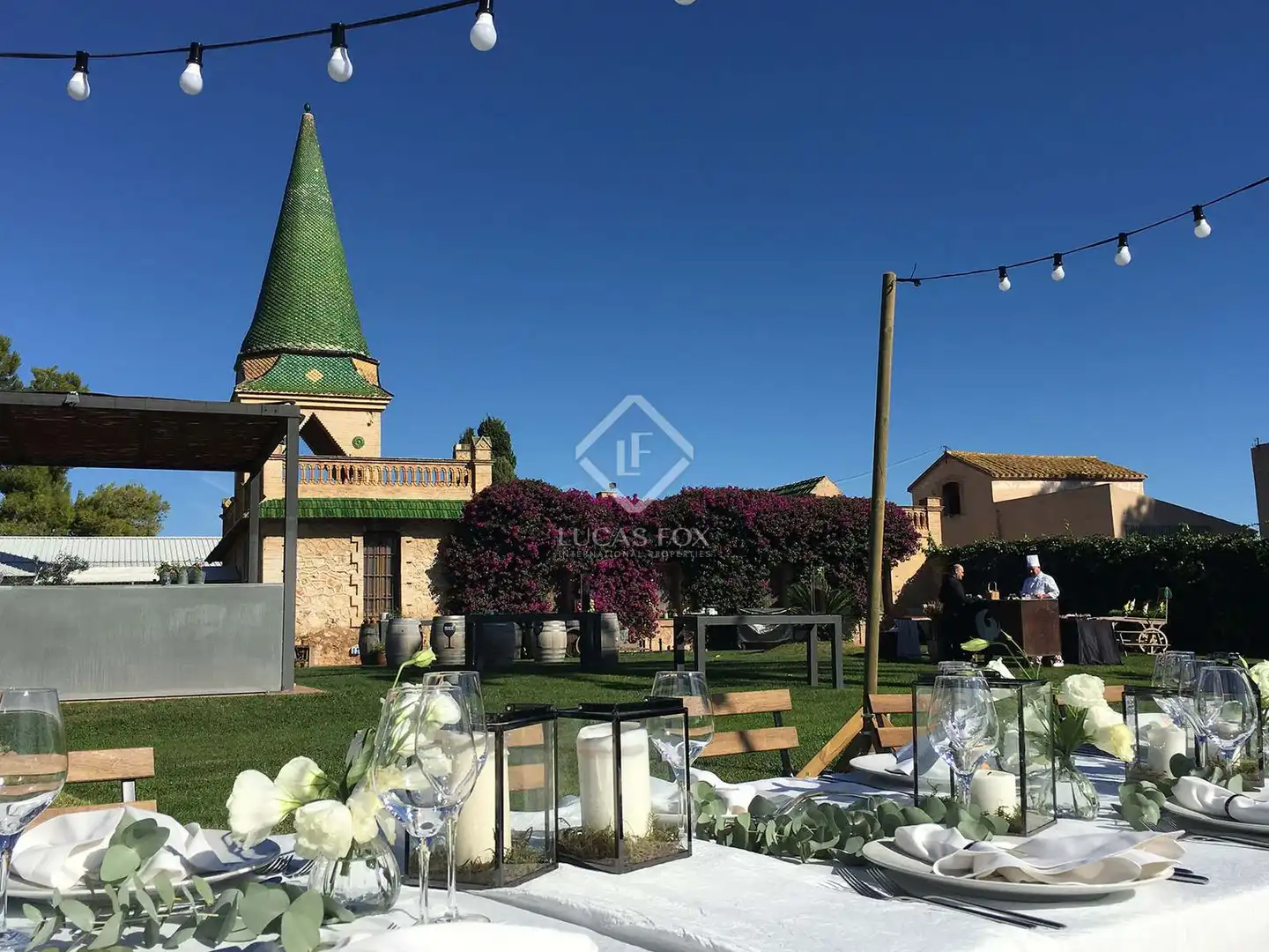 Terraza de Finca rústica en venta en Banyeres del Penedès con Jardín privado, Terraza y Piscina