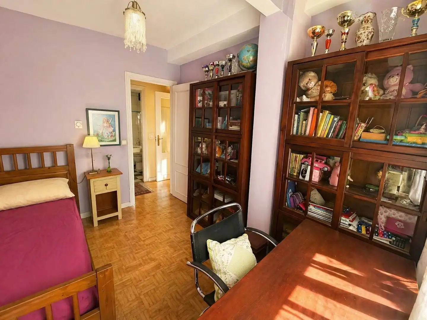 Sala d'estar de Pis en venda en Madrid amb Aire condicionat, Calefacció i Parquet