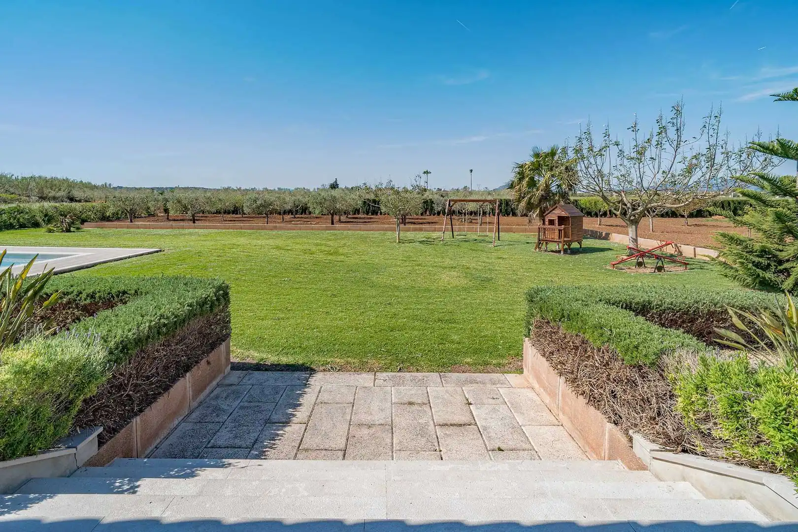 Jardí de Finca rústica en venda en Sa Pobla amb Terrassa i Moblat