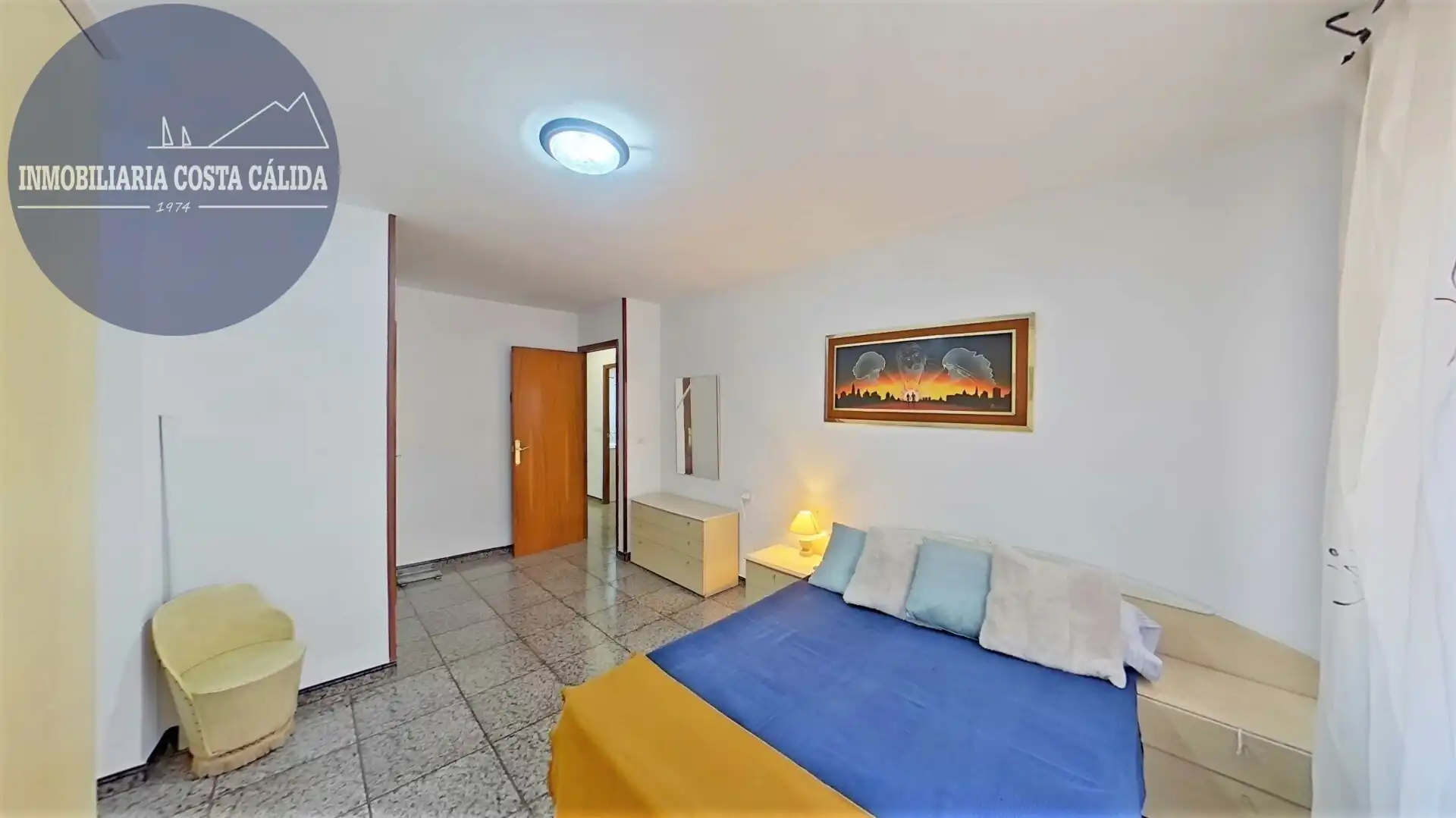 Schlafzimmer von Wohnungen zum Verkauf in Águilas mit Klimaanlage, Heizung und Möbliert