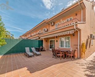 Garden of Single-family semi-detached for sale in Arroyomolinos (Madrid)  with Air Conditioner, Heating and Private garden