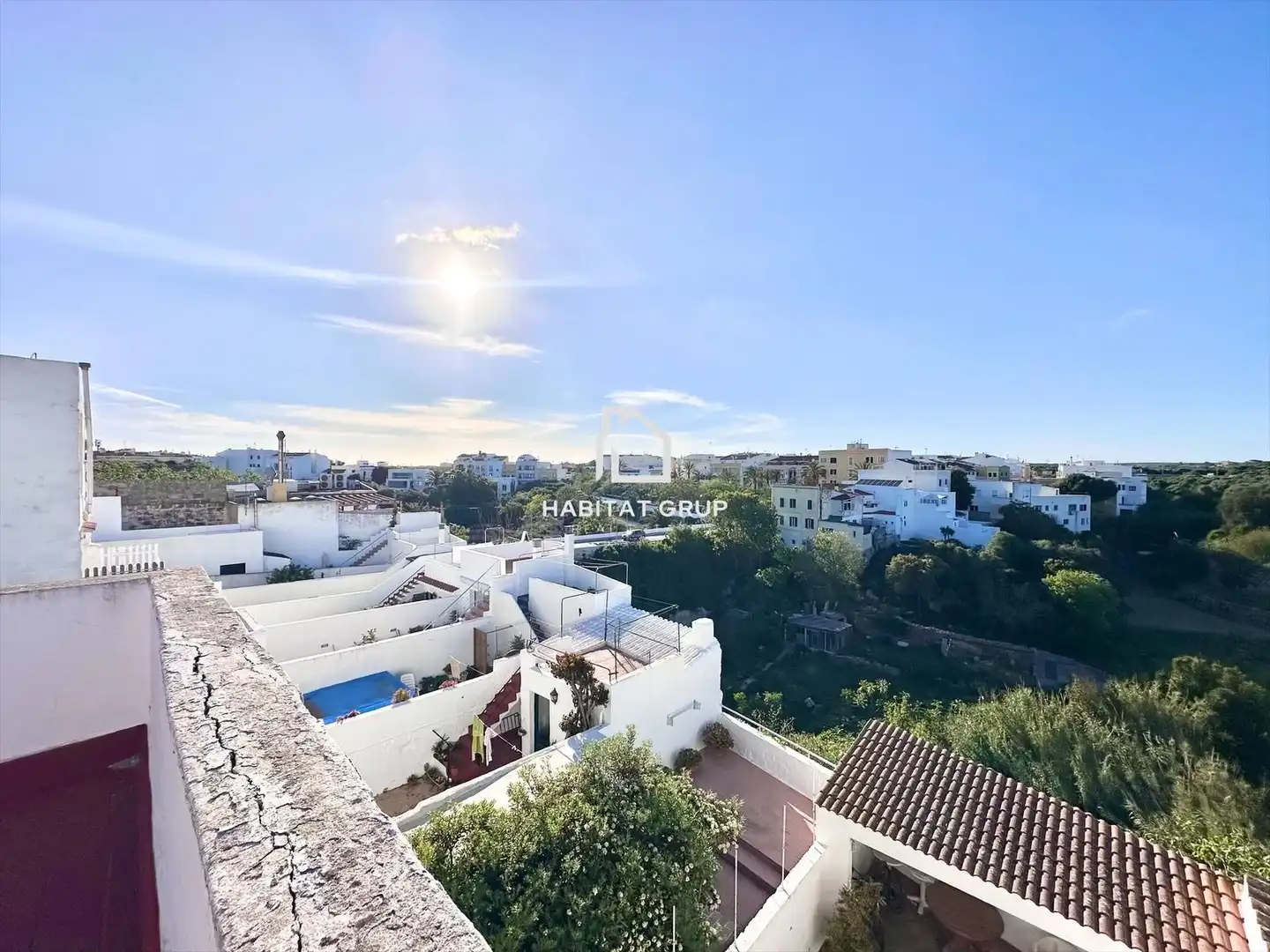 Vista exterior de Casa adosada en venda en Ciutadella de Menorca amb Calefacció i Terrassa