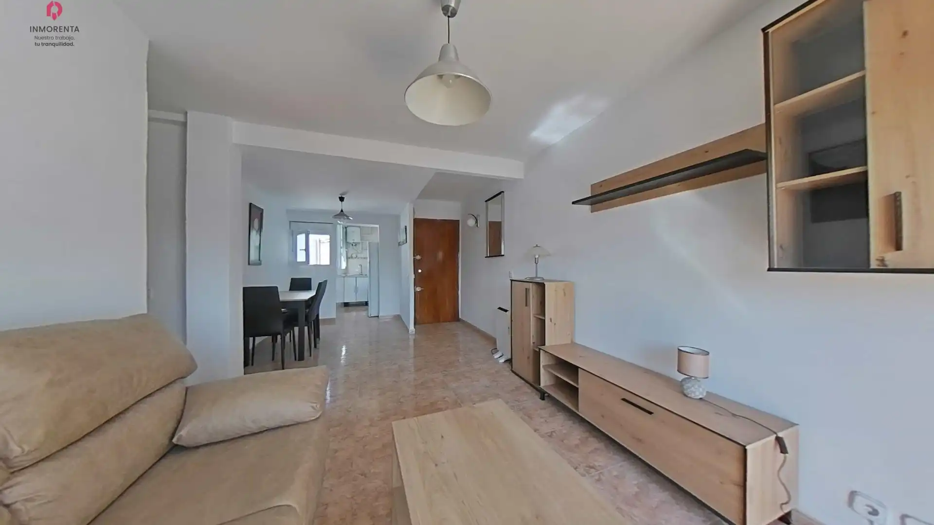 Sala de estar de Piso de alquiler en Madrid con Calefacción, Jardín privado y Terraza