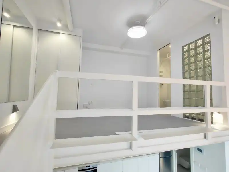 Schlafzimmer von Wohnung zur Miete in Madrid mit Klimaanlage, Heizung und Privatgarten
