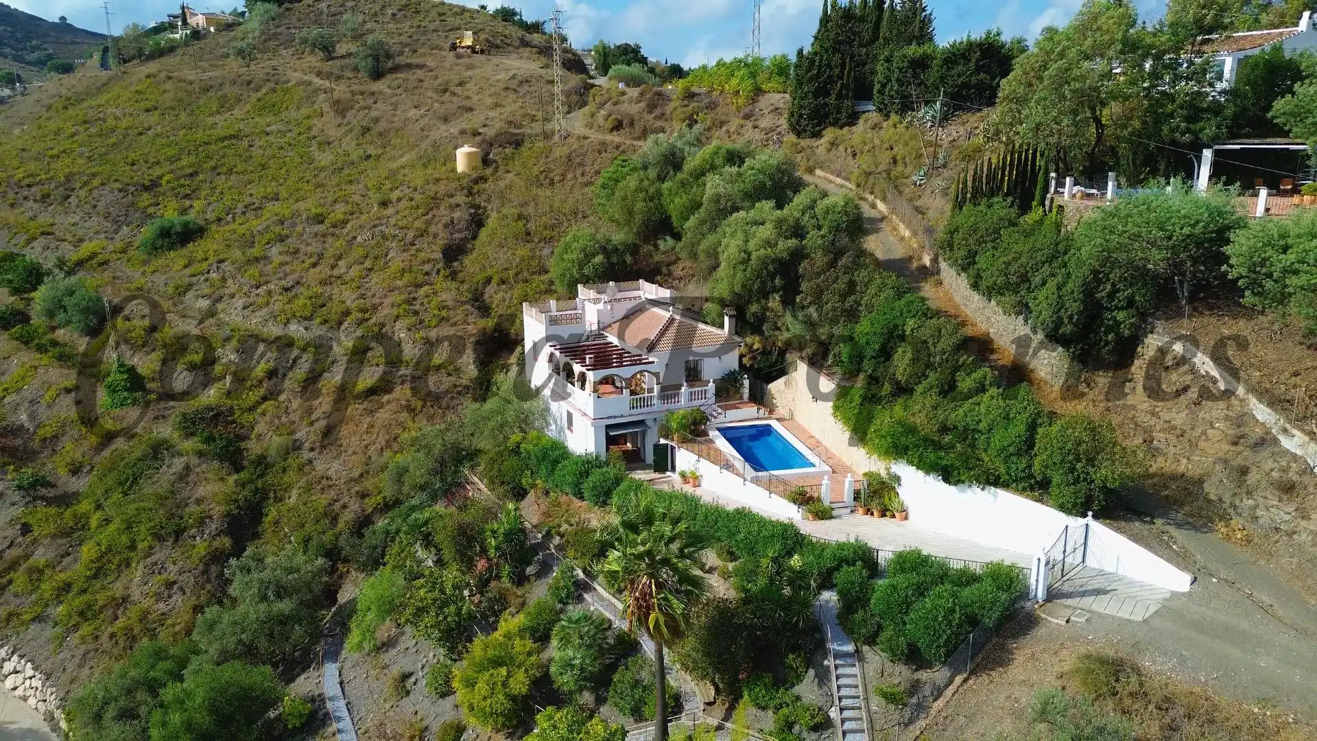Vista exterior de Casa o xalet en venda en Cómpeta, Málaga