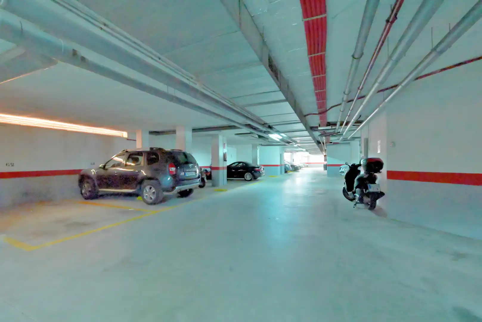 Parkplatz von Wohnungen zum Verkauf in Mijas mit Klimaanlage, Terrasse und Möbliert