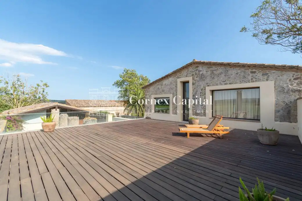 Terraza de Casa o chalet de alquiler en Pals con Jardín privado, Terraza y Piscina